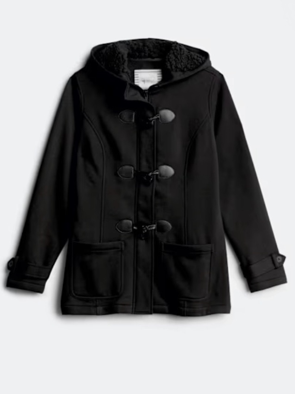 Market & Spruce Emory Toggle Fleece Hooded Jacket NWT